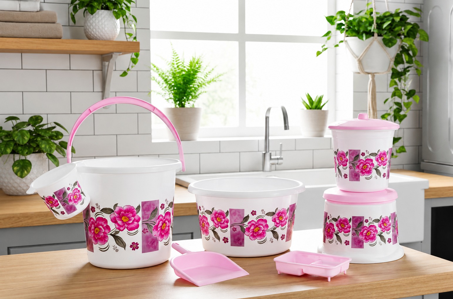 Bathroom set (7 pieces)